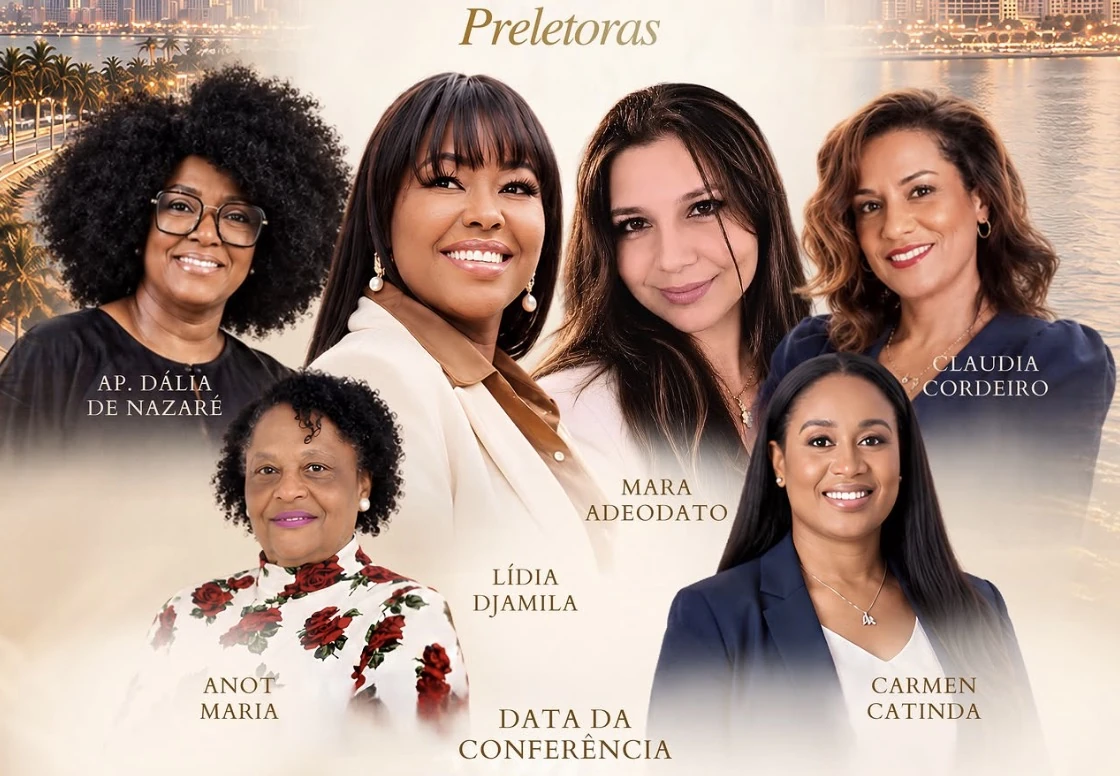 Arte com as preletoras da Jornada Feminina